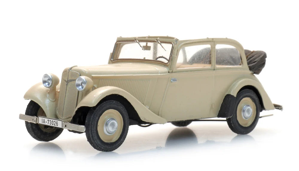 ARTITEC 1:87 Adler Trumpf Junior convertible limousine hood open - item 387.545