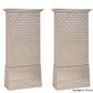 KIBRI 1:87 Brick viaduct central pillar with concrete base, 2 pieces - item 39751
