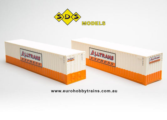 SDS MODELS 1:87 40 Foot Jumbo Containers ALLTRANS EXPRESS