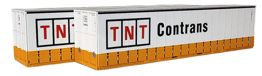 ON TRACK MODELS 1:87 TNT CONTRANS 40' Curtain sided Containers - item 40CS-10a