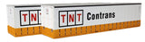 ON TRACK MODELS 1:87 TNT CONTRANS 40' Curtain sided Containers - item 40CS-10a
