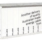 ON TRACK MODELS 1:87 MM Cables 40' curtain sided Containers, white - item 40CS-38
