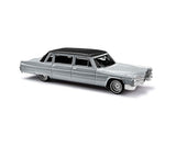 BUSCH 1:87 Scale Cadillac '66 Limousine Metallic silver item 42958