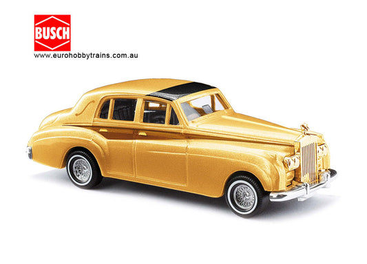 BUSCH 1:87 Rolls Royce silver cloud, gold - item 44403