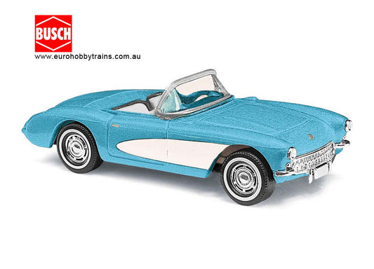 BUSCH 1:87 Chevrolet Corvette Cabrio 56 - item 45411