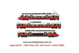 JAGERNDORFER 1:87 OBB "Interregio" 4746 Electric train set, DCC with Sound - item 49962