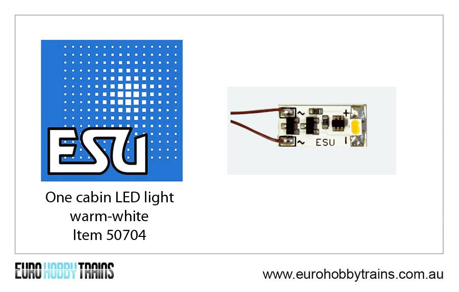 ESU - One cabin LED light - warm white - Item 50704