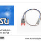 ESU - Two red LED taillights item 50705