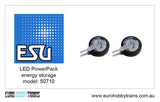 ESU - Interior LED lighting strip Powerpack (2 pack) - item 50710
