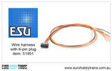 ESU - Wire harness with 6-pin plug NEM651 item 51951
