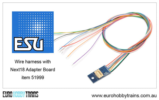 ESU - Wire harness with Next18 Adapter Board 1 - item 51999