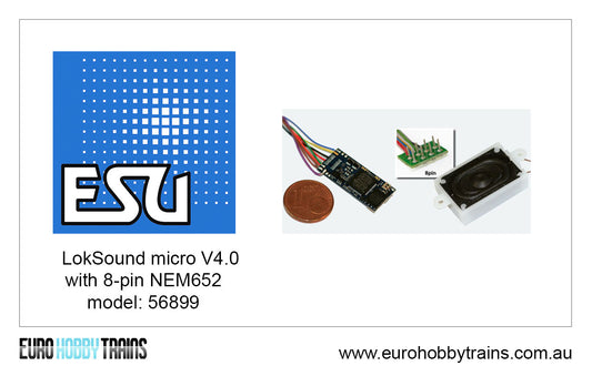 ESU - LokSound micro V4.0 - with 8-pin NEM652 item 56899