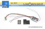 ESU LokSound 5 Fx DCC/MM/SX/M4 blank Function sound decoder 8-pin NEM 652 - item 58210