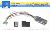 ESU LokSound 5 Sound decoder, 8-pins NEM652, with Speaker 11x15mm item 58410