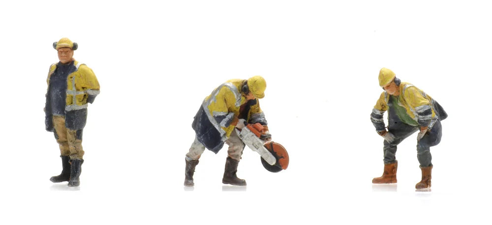 ARTITEC 1:87 Trackworkers with circular saw post-1990 - item 5870039