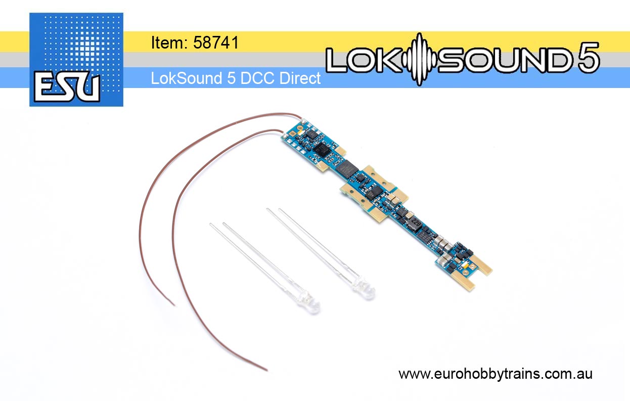 ESU LokSound 5 micro DCC direct Kato USA "blank decoder" item 58741