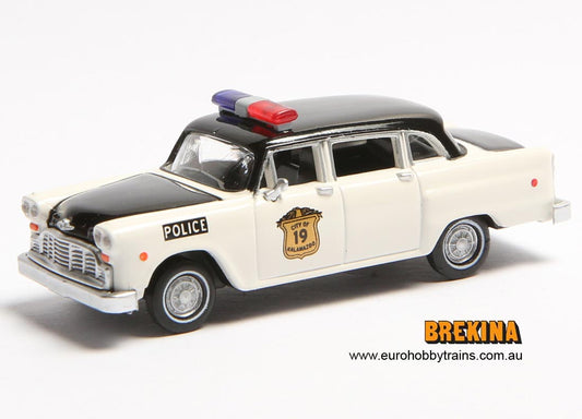BREKINA 1:87 Checker Cab Kalamazoo Police department - item 58941