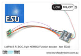 ESU LokPilot 5 Fx DCC, 8-pin NEM652 Function decoder - item 59220