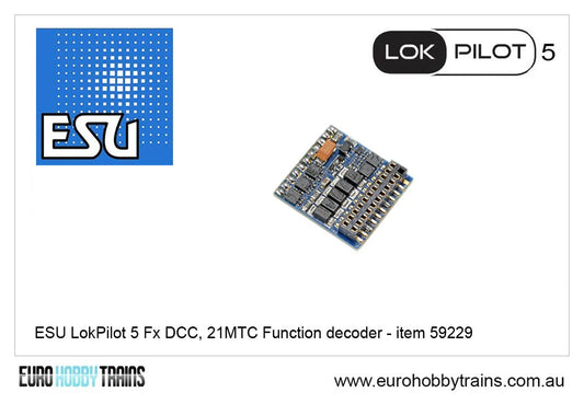 ESU LokPilot 5 Fx DCC, 21MTC NEM660 Function decoder - item 59229