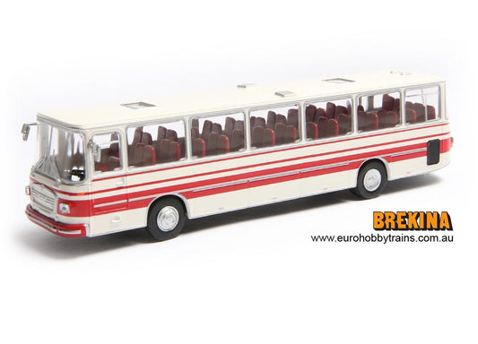 BREKINA 1:87 MAN 750 bus, red/white - item 59251
