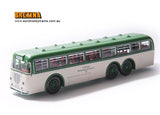BREKINA 1:87 BÃ¼ssing 12000 T bus, green/beige - item 59422