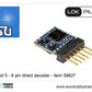 ESU LokPilot 5 micro DCC 6-pin direct decoder - item 59827