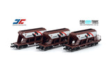 JAGERNDORFER 1:160 Three gravel wagons set "Holcim" - item 66303