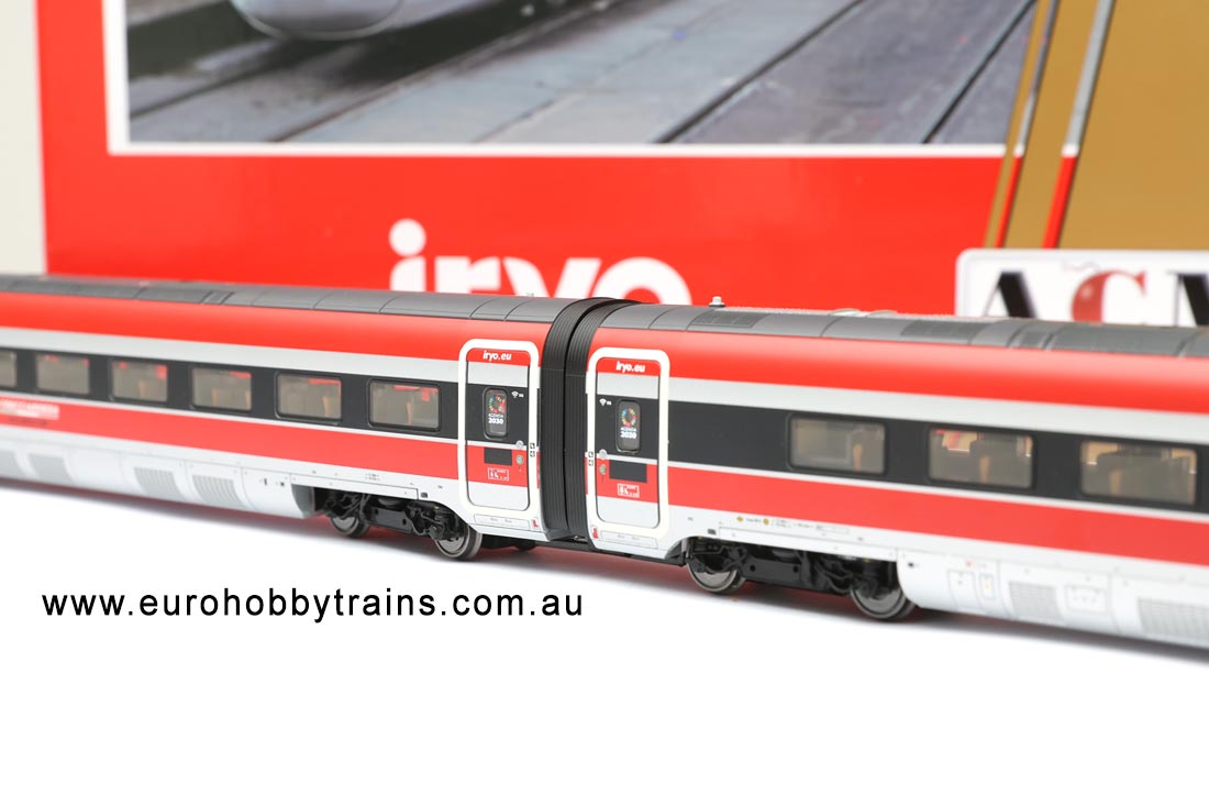 ACME 1:87 Frecciarossa 1000, DCC Sound version 8 cars "Iryo" speed train set - item 70207S