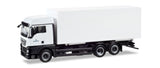 HERPA 1:87 MAN TGX XLX Euro 6c interchangable truck with Container - item 746472
