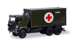 HERPA 1:87 - Iveco military-medical supplies TRAKKER 6X6 truck - item 746519