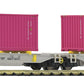FLEISCHMANN 1:160 Articulated double pocket wagon type Sdggmrs/ T2000 - item 825027