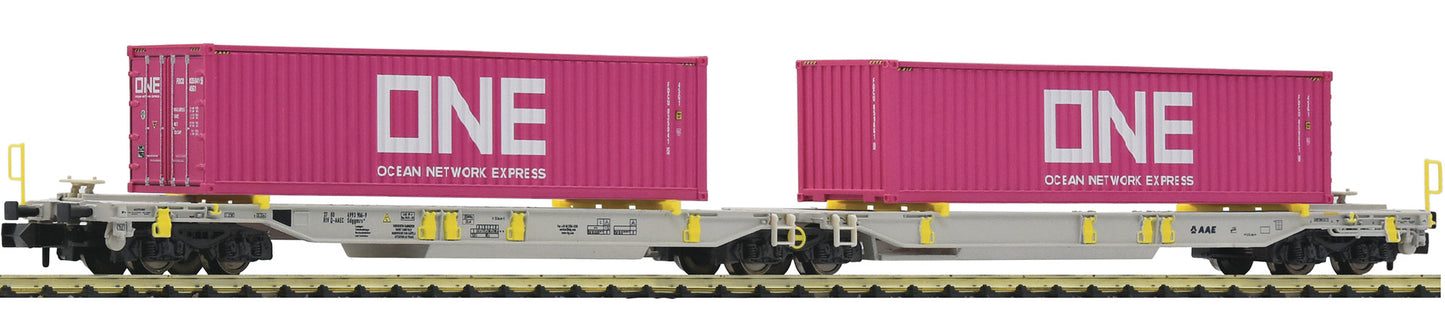 FLEISCHMANN 1:160 Articulated double pocket wagon type Sdggmrs/ T2000 - item 825027