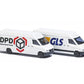 BUSCH 1:160 Scale 2x Parcel delivery vans "DPD" and "GLS" item 8308