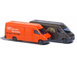 BUSCH 1:160 Scale 2x Mercedes Sprinter vans "UPS" and "TNT" item 8338