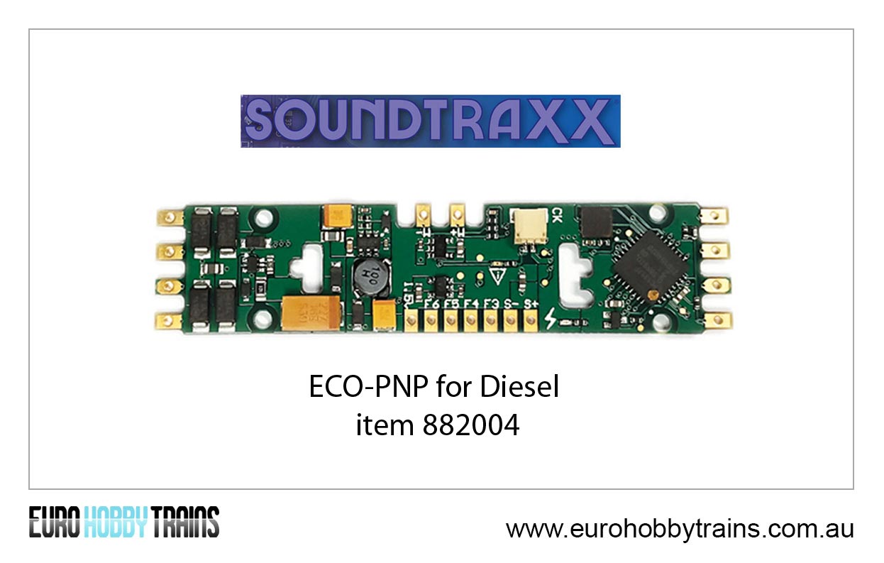 SOUNDTRAXX ECO-PNP sound decoder for Diesel - item 882004 – EURO HOBBY ...