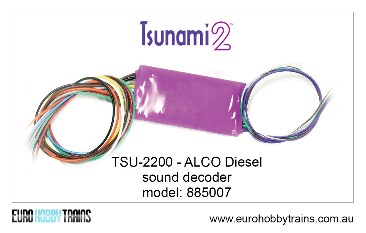 SOUNDTRAXX Tsunami 2, ALCO Diesel Sound Decoder TSU-2200 - item 885007
