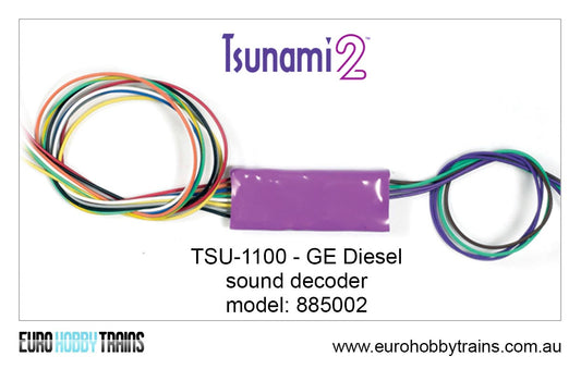 SOUNDTRAXX Tsunami 2 GE Diesel Sound Decoder TSU-1100 item 885002