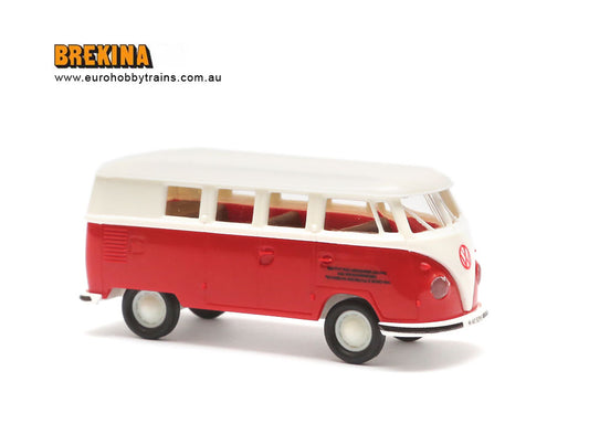 BREKINA 1:87 VW van, red and white - item 932176