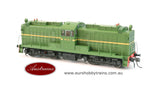 AUSTRAINS - NSWGR 41 Class locomotive GREEN with top ventilators 4102- HO Scale