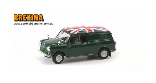 BREKINA HO 1:87 - Austin Mini van "Union Jack" item 15359