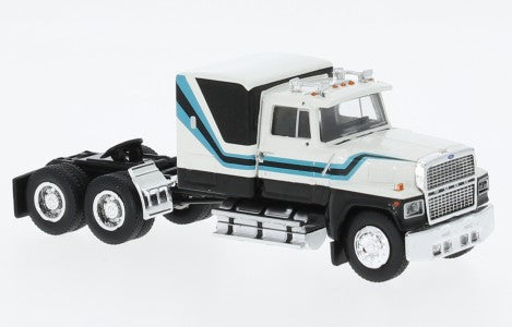 BREKINA 1:87 1978 1978 Ford LTL 9000, white with stripes - item 85878