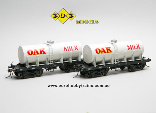 SDS MODELS 1:87 BMF Milk tank wagon 1960s Version 1 - Twin pack