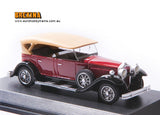 BoS (Best Of Show) 1:87 Packard 733 Straight 8 Sport Phaeton, red/beige top - item BOS87155