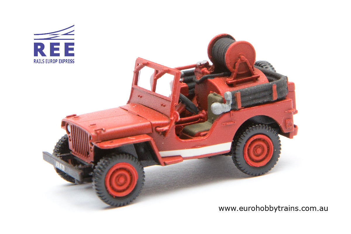 REE MODELES 1:87 JEEP C.C.F.L motor pump for forest fires - item CB-086