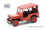 REE MODELES 1:87 JEEP C.C.F.L fire brigade Jeep No.226 - item CB-089