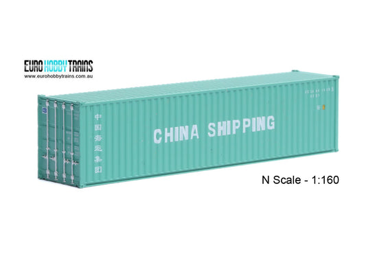 1:160 CHINA SHIPPING 40 foot Freight shipping container