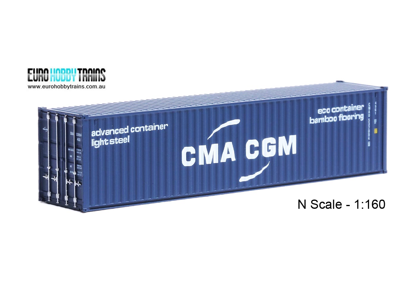 1:160 CMA-CGM 40 foot Freight shipping container