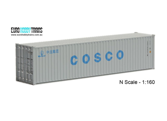 1:160 COSCO 40 foot Freight shipping container
