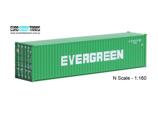 1:160 EVERGREEN 40 foot Freight shipping container