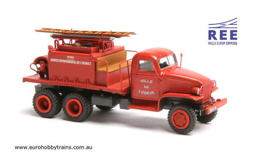 REE MODELES 1:87 GMC truck for forest fires "LODEVE" item CB-082